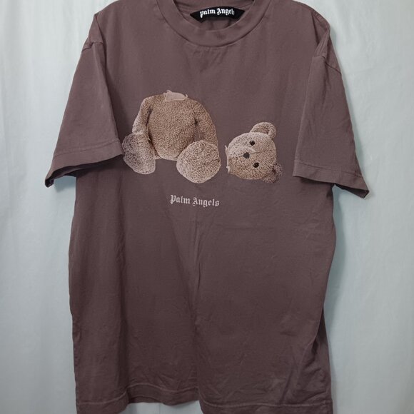 PALM ANGELS TEDDY BEAR PRINT T-SHIRT - Picture 10 of 11